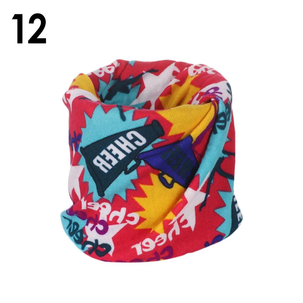 Unisex Cotton Ring Neck Scarf Headbands Autumn Winter Warm Soft Face Cover Outdoor Sports Warmer Snood Collar Headwear