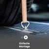 1pc RV Camper Tent Fixed Slid Rail Lifting Ring Universal Metal Hook Bicycle Car Tire Luggage Fixed Lifting Ring Accessories