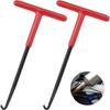 Exhaust Spring Hook Brake Spring Hook Spring Hook Puller Tool Vehicle Springs Removal and Installation T Handle Spring Hook for Motorcycle Carred, Bla