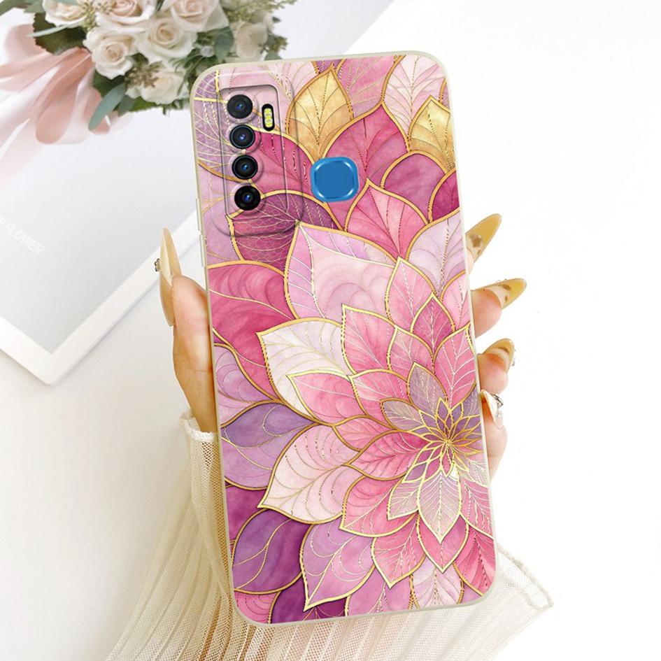 For Infinix Note 7 Lite Case X656 Popular Floral TPU Cover Soft Silicone Phone Cases For Infinix Hot 9 Pro Funda Hot9 Play Shell