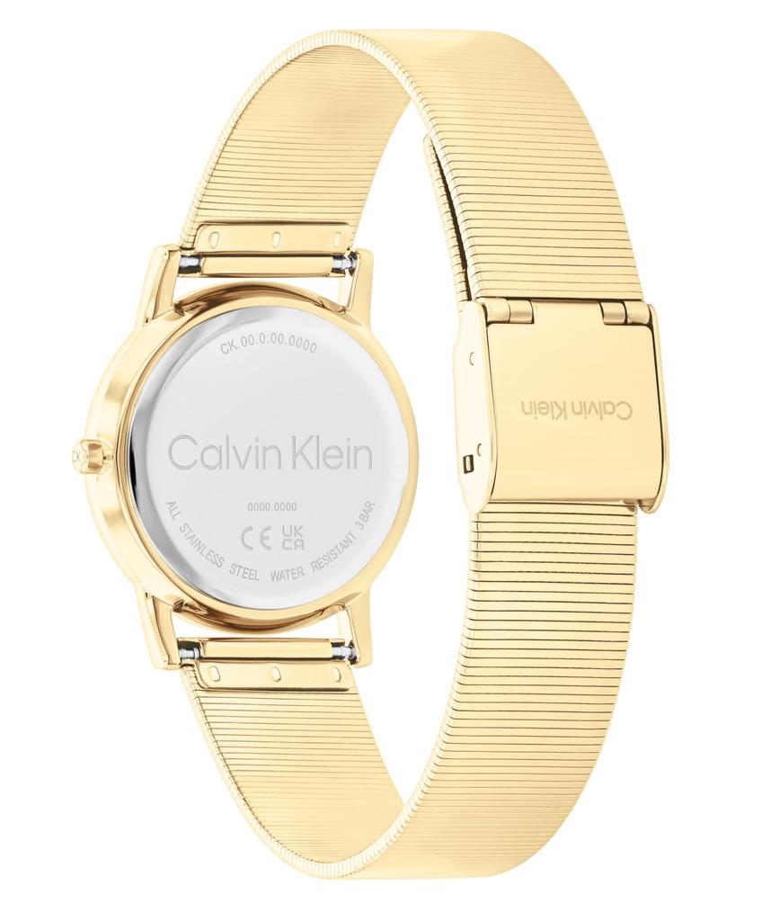 Watch Feel Gold Dial Stainless Steel Bracelet 25100035 [Calvin Klein] Ladies' [Authorized Import]