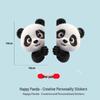 Panda Car Sticker: Cute, Creative, Waterproof, Scratch Cover, Decorative for Electric Vehicles