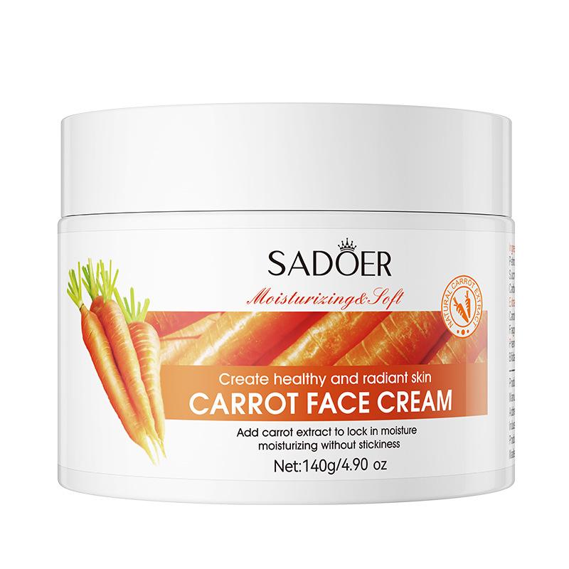 

140g Carrot Moisturizing Cream, Containing Carrot Extract, Niacinamide and Other Ingredients, Has a Moisturizing and Refreshing Texture 140g белый