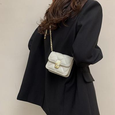 Tasche Herbst und Winter neue Umhängetasche Damen-Tasche Kette kleine Tasche High-End Mini Rautenmuster kleines quadratisches Tasche Gepäck