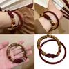 Elegant Red Glass Bracelet Coconut Shell Pixiu Beads Handcrafted New Chinese Style