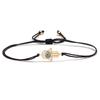 Gute Qualität Zirkonia Hamsa Hand Böser Blick Anhänger Armband Damen Herren Hand Fatimas Glück Schutz Rote Blaue Schnur Schmuck