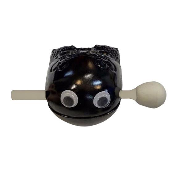 

Барабан из рыбьего дерева с наклейками для глаз. Прекрасная голень. Традиционный художественный продукт. Снятие стресса. Успокоение. S