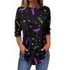 Womens T Shirts 3/4 Sleeve Shirts Solid Color Pullover Summer Spring Tops Blouses