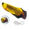 Kids Electric Pet Electric Floppy Fish Toy Toddler Interactive Soft Plush Toy Animal Model Cognitive Interactive Gift for Baby
