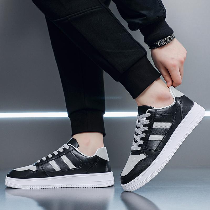 Men's breathable thick-sole casual shoes summer soft-sole outdoor walking shoes fashion youth sports board shoes male flat shoes