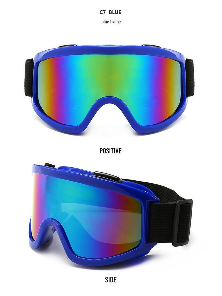 Wielofunkcyjne wiatroodporne gogle do sportów śnieżnych, motocyklizmu i dla zwierząt