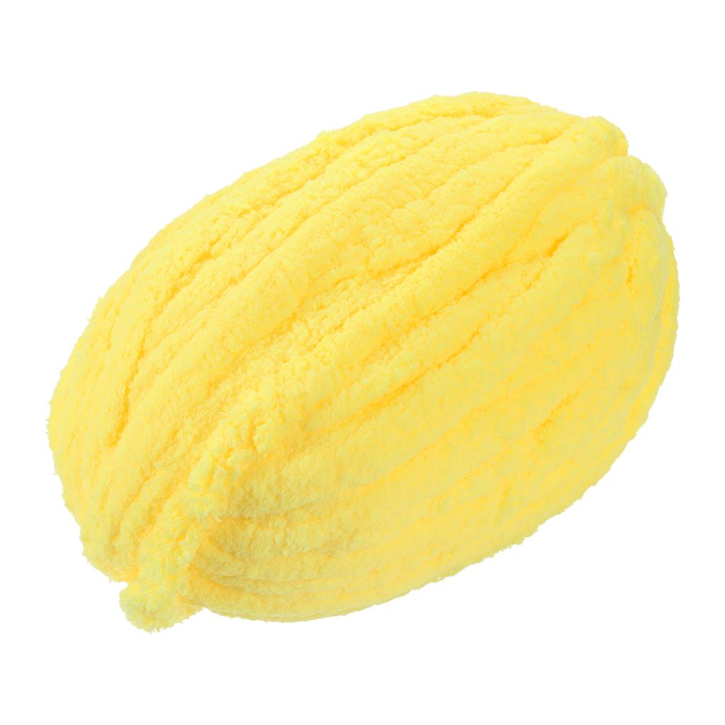 Dickes Garn Polyester Deckenwolle, Handgestricktes DIY Dickes Chenillegarn zum Häkeln von Decken Taschen Schal Hüten 27m x 2cm