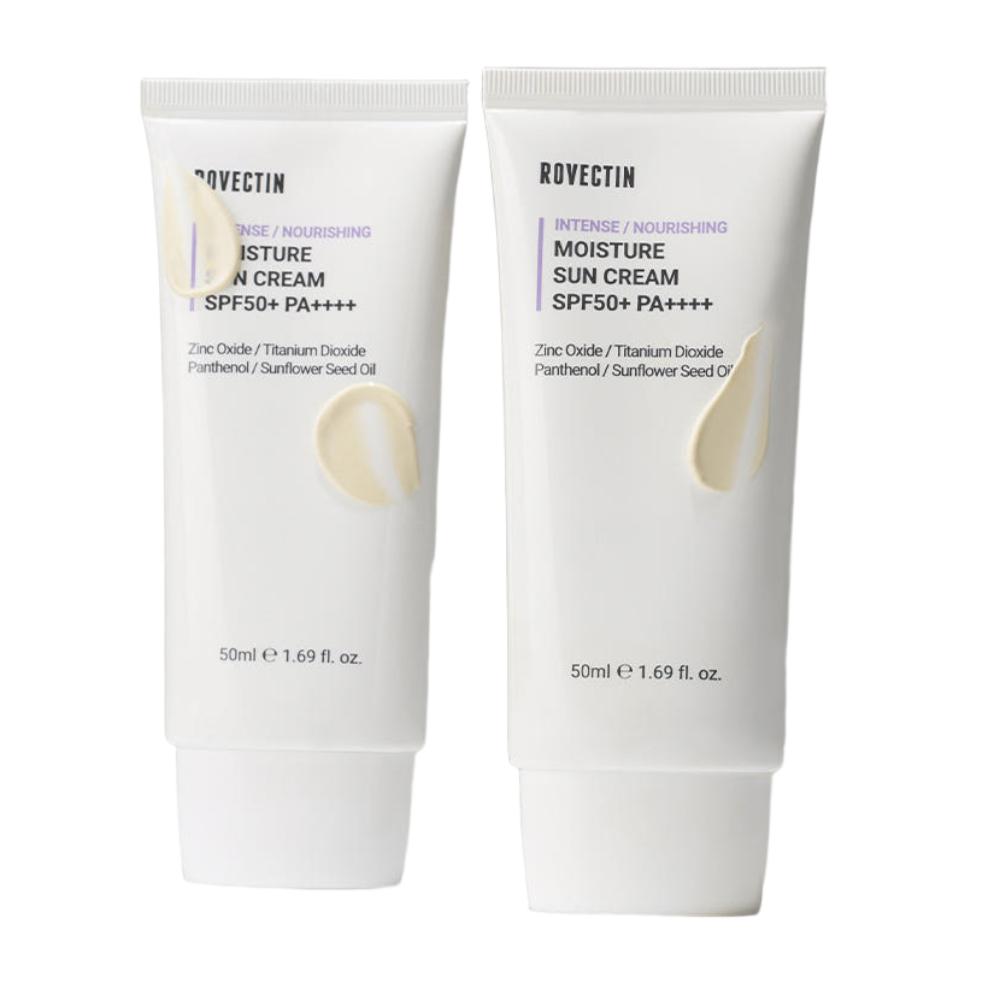 ROVECTIN Intense Mineral Moisturizing Sunscreen SPF50+ PA++++ 50ml 2pcs