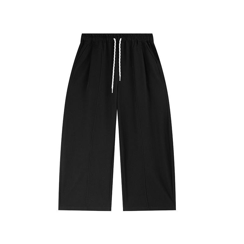 Shuangtian Spring 2026 Plus Size Women s Elastic Waist Drawstring Casual Pants