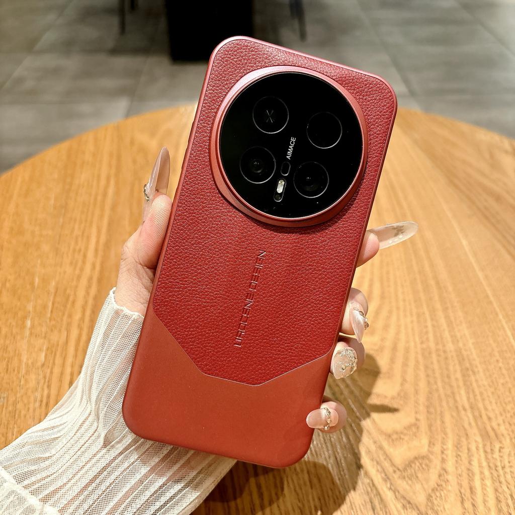 Applicable to Honor Magic8pro mobile phone case, which becomes an extraordinary master in seconds, Huawei Nova15 lychee leather pattern all-inclusive