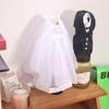 Ceremonial Dress White Gauze Dress Wine Cap Exquisite Wine Bottle Bag  Home Office