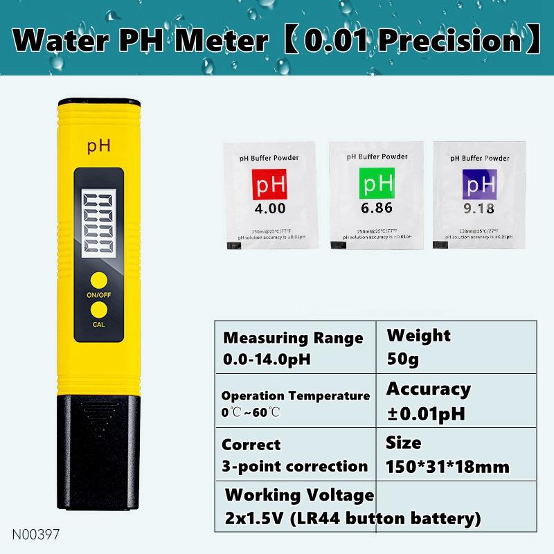 

Цифровой pH-метр тестер качества воды 0-14 pH-метр тестер светодиодный чистота воды аквариумный фильтр многофункциональный