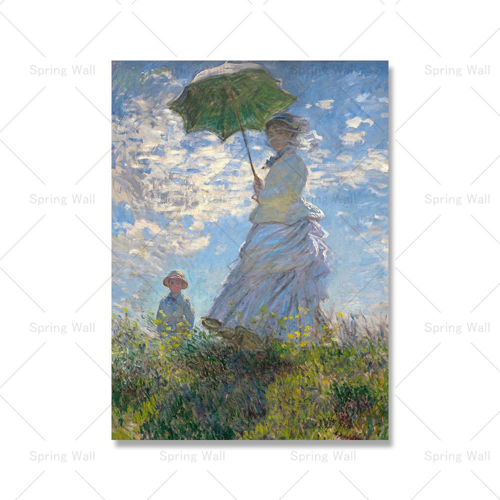 

Моне классические кувшинки абстрактный пейзаж плакат импрессионизм холст живопись скандинавское настенное искусство для современного декора гостиной 50x70cm No Framed