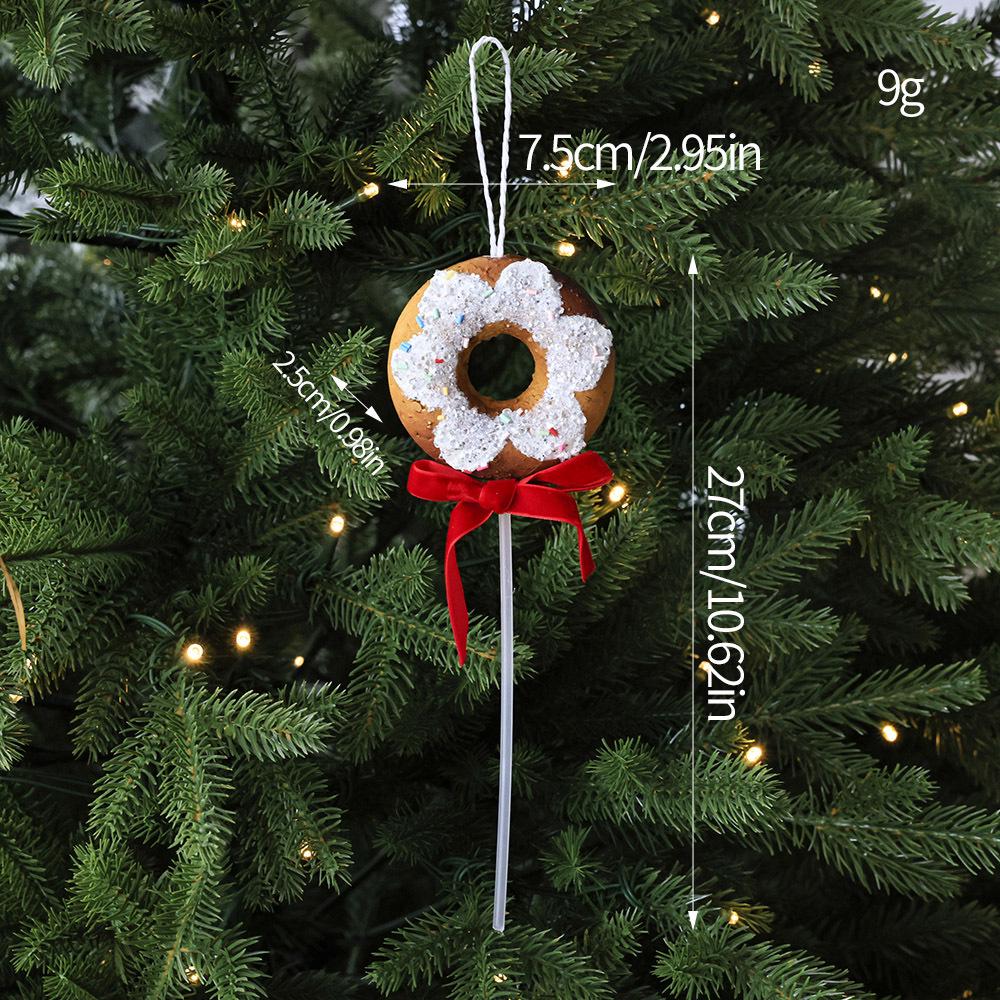 Foam Gingerbread Man & Lollipop Christmas Tree Ornament