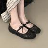 Bow Mesh Lace Flats Ballet Shoes Women Sandals Marie Janes Shoes Square Toe Summer 2025 New Trend Dress Designer Sandalias Mujer