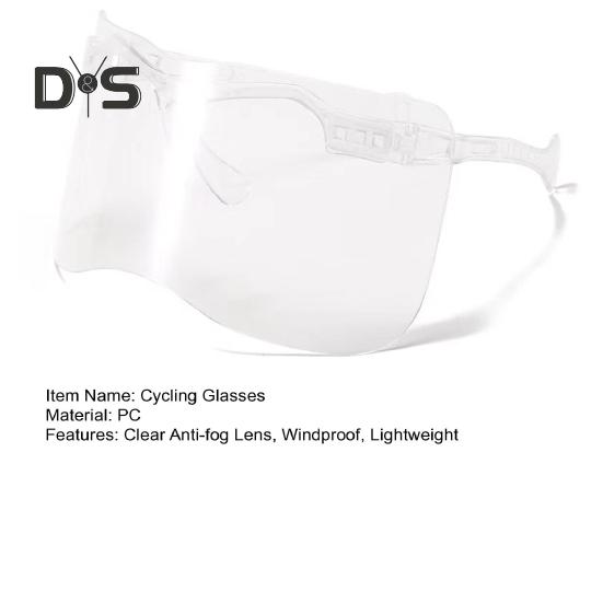 Outdoor-Fahrradbrille, klare Antibeschlaglinse, winddicht, sanddicht, leicht, für Männer und Frauen, Laufen, Motorradfahren, Sportbrille