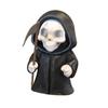Halloween Grim Reaper Statue 4.72" Articulated Scythe Figure Resin Halloween Desk Decor for Anime Gothic Collections