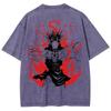 Maglietta da Uomo Anime Jujutsu Kaisen Vintage Manica Corta Per Uomo Donna Y2K Streetwear Top Abbigliamento in Cotone Lavato