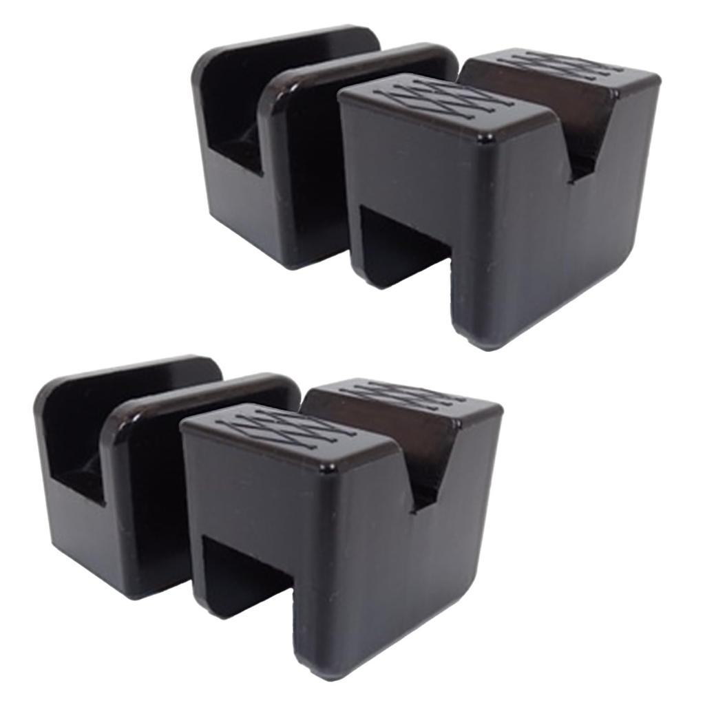 Alpha Depot Jack Pad Rubber Pad Jack Pad Adapter Cushion for Jack Stand Jack Protection Universal (4 Pack)