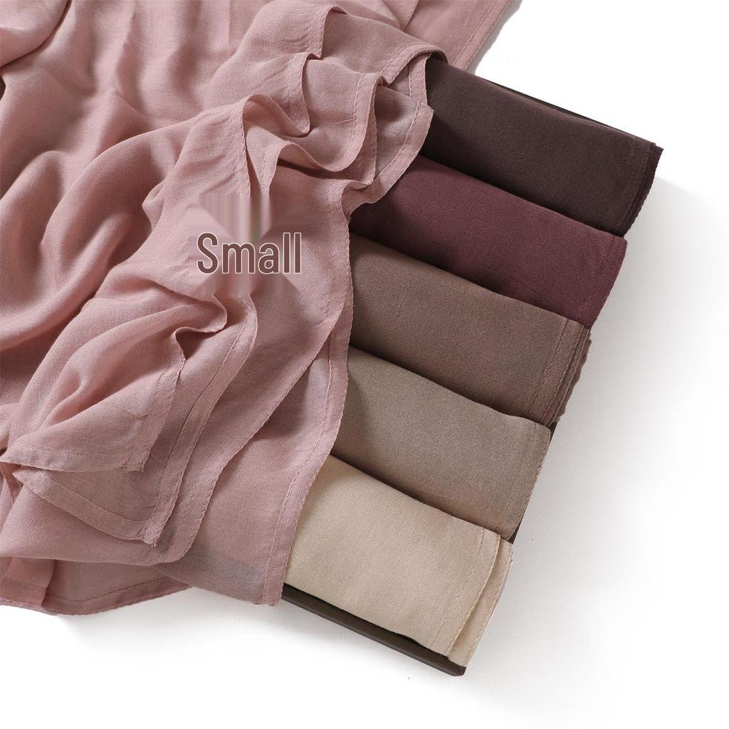 Miękki Modalowy Szal Szal z Szerokim Brzegiem w Jednolitym Kolorze Oddychający (70 x 175 CM)