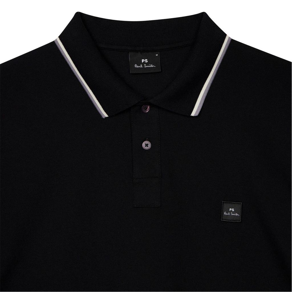 Paul Smith Mens Patch Cotton Logo Polo Shirt