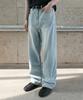 Beulaendideu Summer Wide Denim Pants [Light Blue]