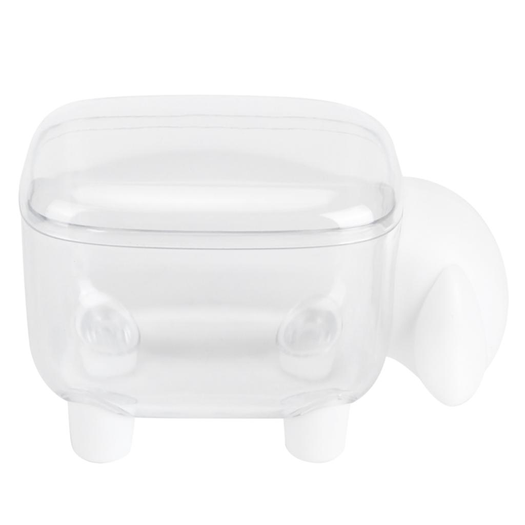 Cute Cartoon Stationery Cotton Swab Makeup Cotton Storage Box Holder (White Sheep)