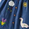 Children's Skirt Summer Dress New Casual Children Round Neck Princess Dress Style Girls Dress
