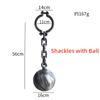 Halloween Plastic Chains Handcuffs Head Cuffed Shackles Ball Fake Chain Links Jail Costume Props Prisoner Cosplay Accessories