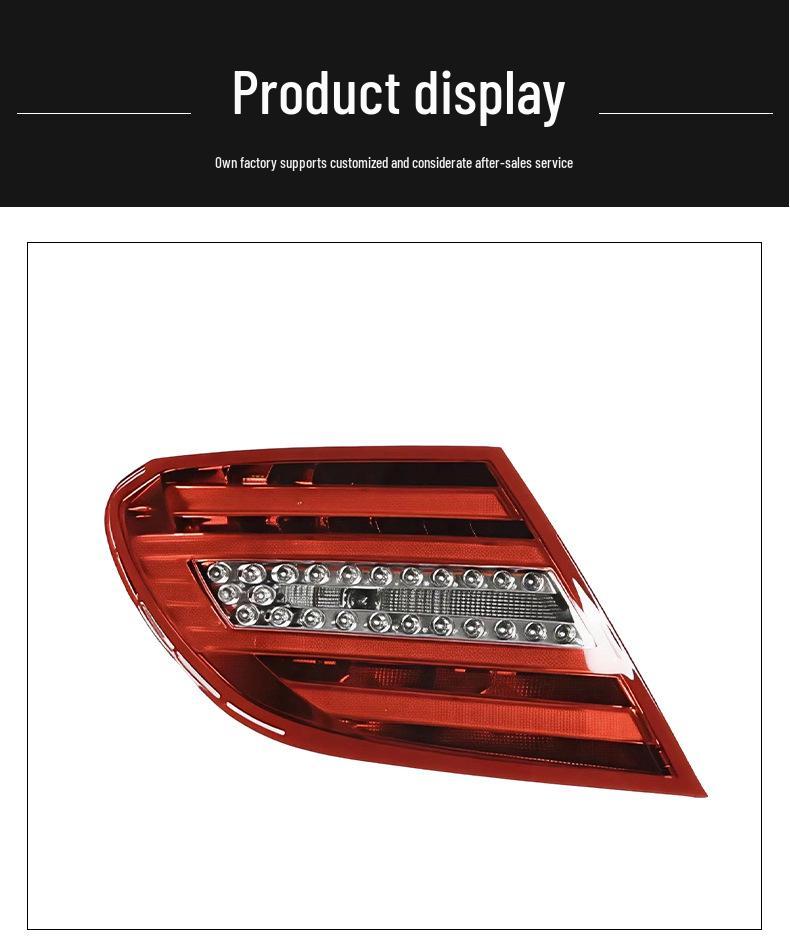 Compatible with Mercedes-Benz C-Class 07-15 W204 Rear Tail Brake Light 2049060203 2049060503