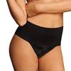 Women's Tame Your Tummy Shaping Lace Thong With Cool Comfort High Waist Panties