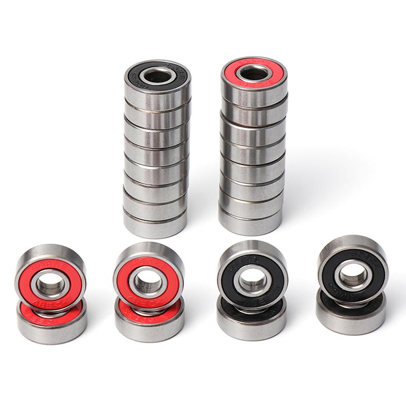 10 Pieces 608RS Double Shielded Miniature High-carbon Steel Single Row 608RS 608-2RS ABEC-9 Deep Groove Ball Bearing 8x22x7 MM