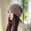 Men Women Beanie Winter Hat Fashionable Chunky Cable Knit Beanie Hat Soft Comfy Oversized Wool Snow Ski Caps
