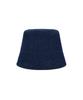 Bajal Va Studded Non-Washed Denim Drop Bucket Hat Indigo