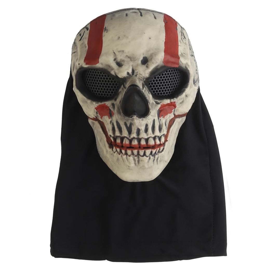 Ghost Skeleton Ski Mask Collapsible Windproof Airsoft Face Skull Mask Skull Face Mask for Halloween
