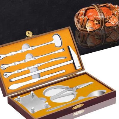 8 stücke Essen Krabben Werkzeuge Edelstahl Haushalt Hummer Krabben Cracker Kit Meeresfrüchte Werkzeuge Set Küche