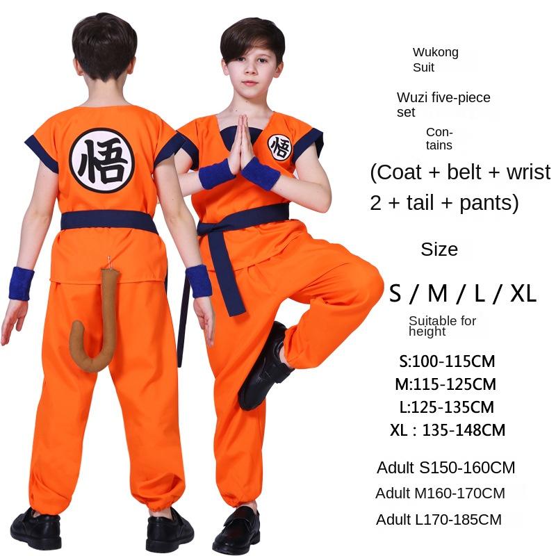 

Halloween Dragon Ball Goku Costume Kids Menswear Turtle Pie Cosplay Anime Party s