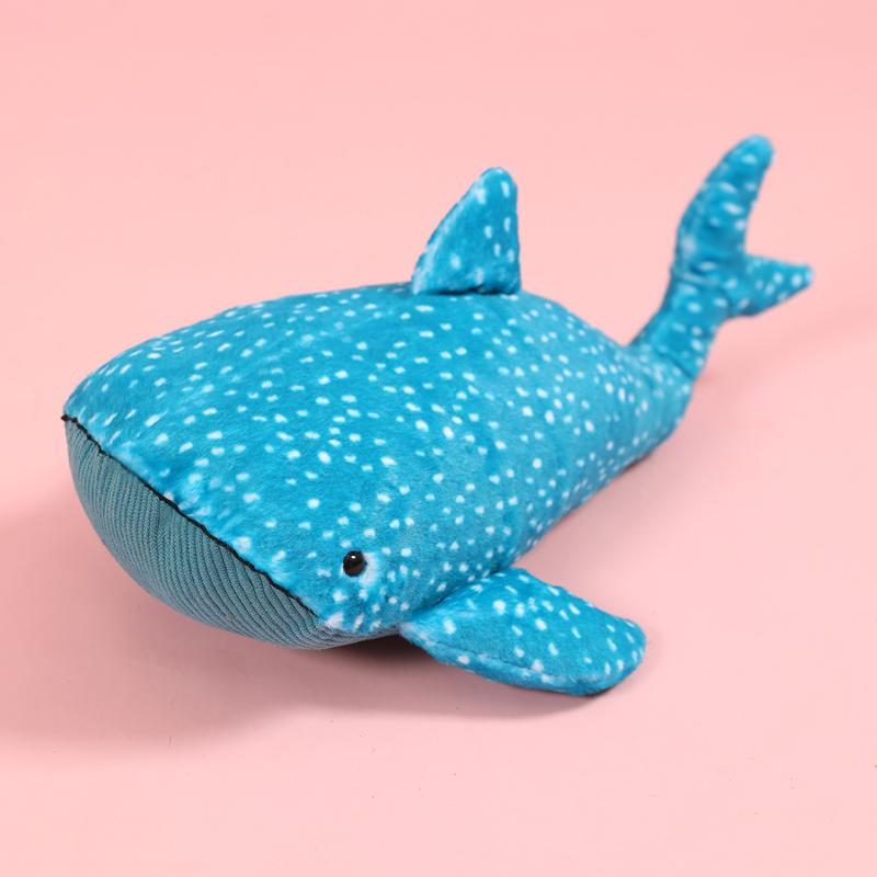 Giocattoli Peluche Balena Blu Delicati Carini e Affascinanti Cuscino Morbido da Dormire Adorabile Animale Marino Bambola Squalo Blu Regali per Data di Nascita