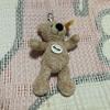 [USED] Used Steiff Teddy Bear Keychain 111600