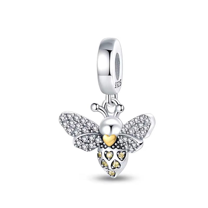 New Fashion Copper Plating Early Spring Series Woodpecker Magpie Maple Leaf Charm Bead Fit Original Bracelet Diy Women Jewelry