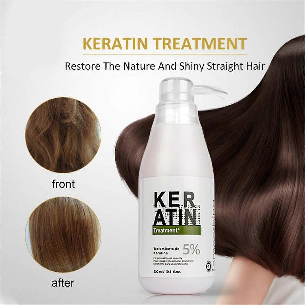 Kératine Brésilienne 12% Formaline 300ml Shampoo Traitement à la Kératine - Réparation des Cheveux