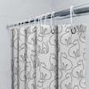 Modern Bath Shower Curtain White Cat Design For Bathroom Decorations – Made From High-Quality Materials: Polyester Fabric With W