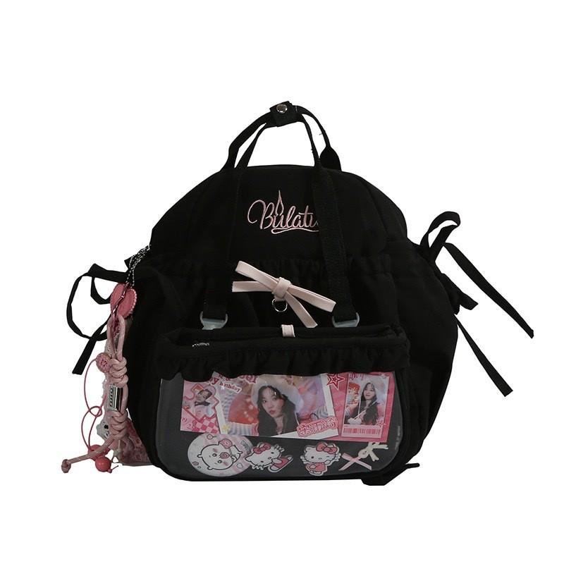 Cute Japanese Style Soft Girl Backpack With Padded Shoulder Straps For School