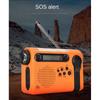 HRD900 Katastrophenschutz und Notfall Mehrbandradio Solarladung Handkurbel Stromerzeugung Beleuchtung Tragbares FM