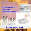Pet Portable Nebulizer Machine Pets Portable Nebulizer Kucing Atomizer Inhaler + Pet Cat Atomization Box Oxygen Cage